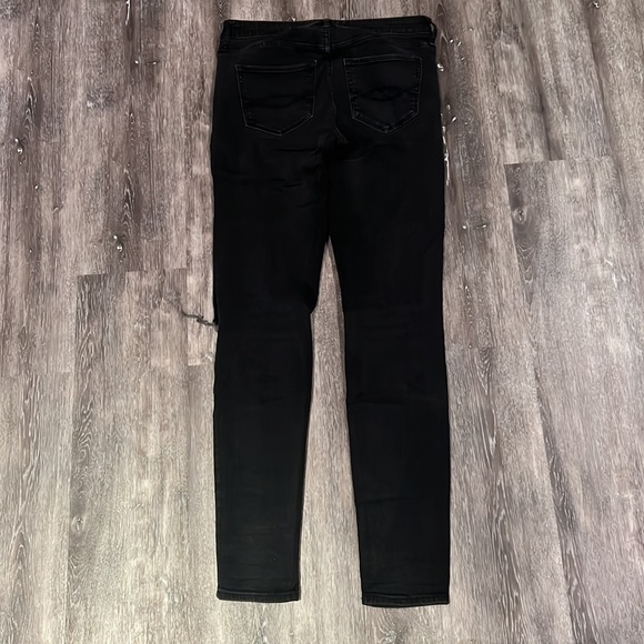 Abercrombie & Fitch Black Distressed Skinny Jeans - Picture 3 of 5